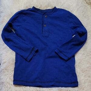 Joe Fresh, Kids, Boy's, Blue Long Sleeve Shirt, Size 6